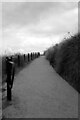 A path from the beach into Marske in TS11 7HT