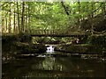 Footbridge across Hudeshope Beck in DL12 0RR