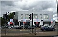 Car dealership on Esher Road, Hersham in KT12 4RQ