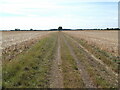 Path towards Westfield Farm in DN40 3NS