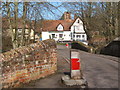 Bridge with width and weight restrictions at Chelsworth in Chelsworth