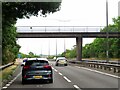 Brian Clough Way runs under a footbridge near Risley in Risley