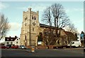 The abbey church at Waltham Abbey in EN9 1NU