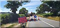 Roadworks on the B4632 near to Lower Quinton in CV37 8SW