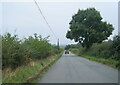 Lane heading towards Oswestry Road in SY10 9DU