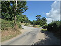 Junction with track to Reads Hill Farm in EX13 7LB