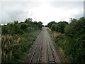 Railway towards Craven Arms near Old Field in SY8 2BS