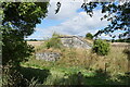 Former bridge abutment on the Wannie Line walk in NE61 4EG