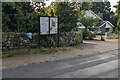 Village noticeboard, Penallt, Monmouthshire in NP25 4SE