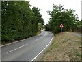 Bend in Rickstones Road in CM8 2PW