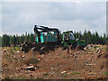 Forwarder, Nether Stewarton forest in EH45 8PP