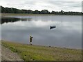 Angler on Hallington West Reservoir in NE46 4TW