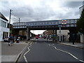 Railway bridge over High Road, Leytonstone  in E11 3QF