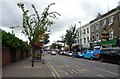 Bus stop and shelter on High Road, Leytonstone  in E11 3QF