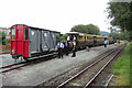 Mixed train at Cyfronydd in SY21 9EG