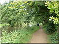 River Wey Navigation - anglers in New Haw