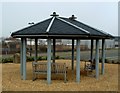 Gazebo over old mine workings in Dordon