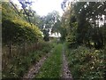Track towards Croc Cottage, Bunchrew in IV3 6TE