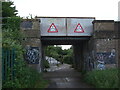 Railway bridge over cycle path in SL4 6HL