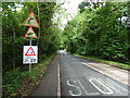 Forest Road (B3034) leaving Binfield in RG42 4EE