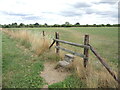 Path crossing the fence in BA14 9RG