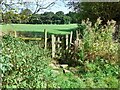 Gate on a footpath to Buckland Hollow in DE56 2JW