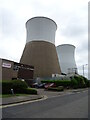 Cooling towers on Edinburgh Avenue, Slough Trading Estate in SL2 1SN