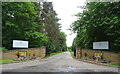 Entrance to Huntswood Golf Club in SL1 8JQ