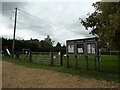 Noticeboard by the play area in PE32 1EN