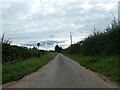 Looking south-southwest along Church Lane in PE32 1NS