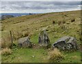 Boulders next to the Clee Hill Quarry and Asphalt Plant in SY8 3PH