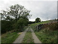 Bridleway to Brushfield in Brushfield