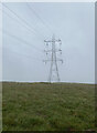 Power Lines near Healey Trig Point in OL12 0TT