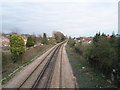 Looking towards the Railway Triangle from Windsor Road Bridge in PO3 5NS