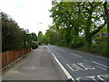 Bus stop on Hursley Road, Chandler's Ford in SO53 1TU