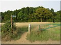 Public footpath near Stevenage in SG12 0PQ