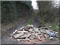 Obstruction on the bridleway in TF6 5BS