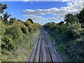 Railway line heading Hertford way in SG14 2RJ