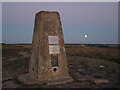 Moonrise over Beacon Batch in BS40 7TZ
