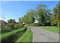 Duddenhoe End: the village street in CB11 4UY