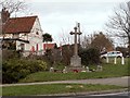 The War Memorial at Cocks Green, Great Parndon in CM19 4LE