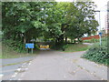 Cycle path junction, Stevenage in SG1 2BH