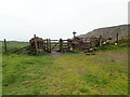 Kissing gate and stile at Westdale Bay in SA62 3RL