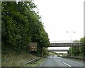 Footbridge and road bridge over A4232 east of Culverhouse Cross in CF5 5QZ