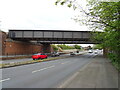 Railway bridge over A27 in PO15 6AN