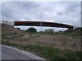 Footbridge over the ELOR at Red Hall in LS17 8NJ