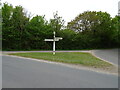 Fingerpost on Lodge Lane in SO42 7YB