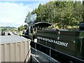 Brecon Mountain Railway locomotive Santa Teresa at Pant Station in CF48 2UY