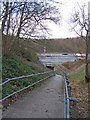 Footpath under the motorway in ME14 5GU