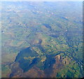 Confluence of the River Tweed and Ettrick Water from the air in TD1 3PH